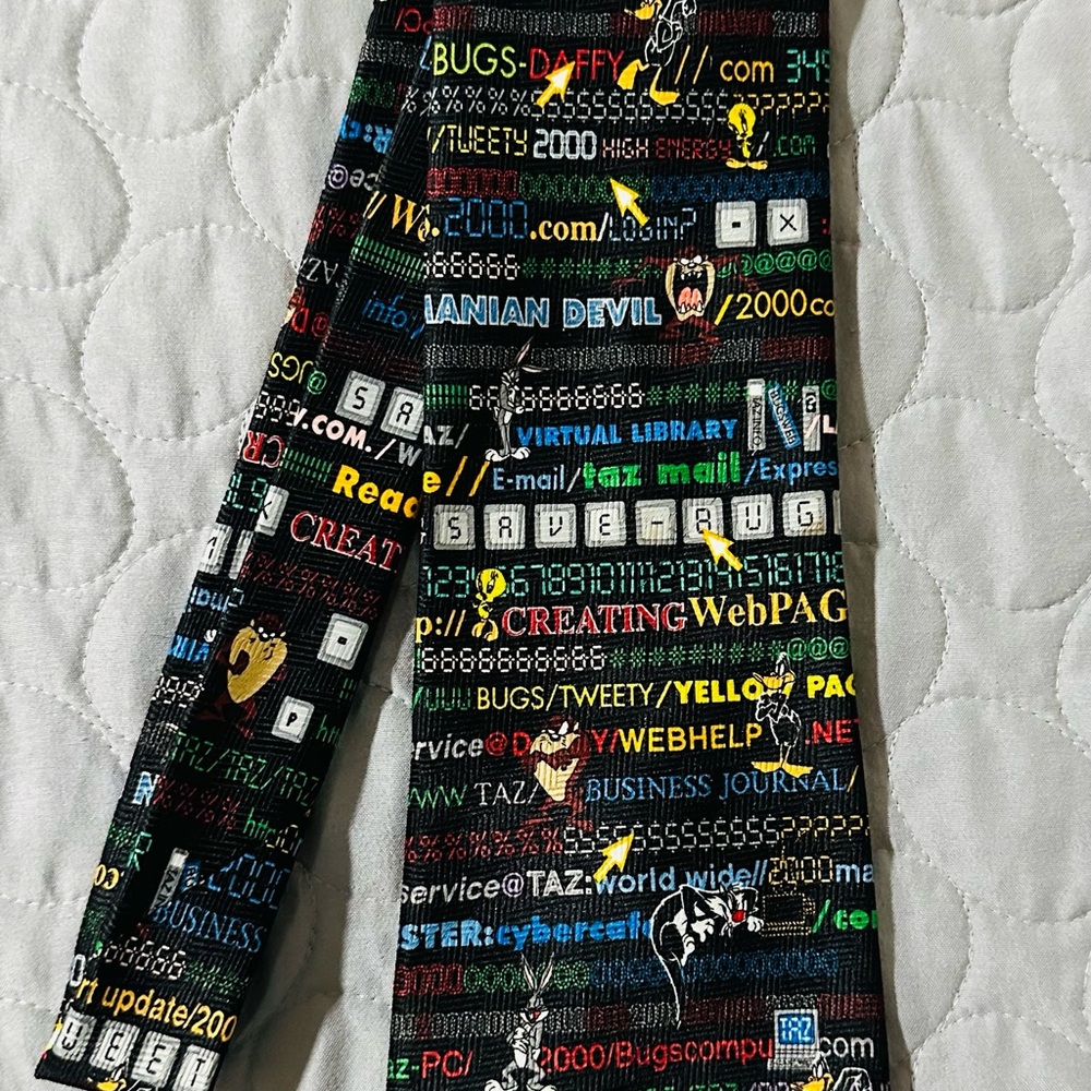 Warner Bros. Multicolor Looney Tunes Tie